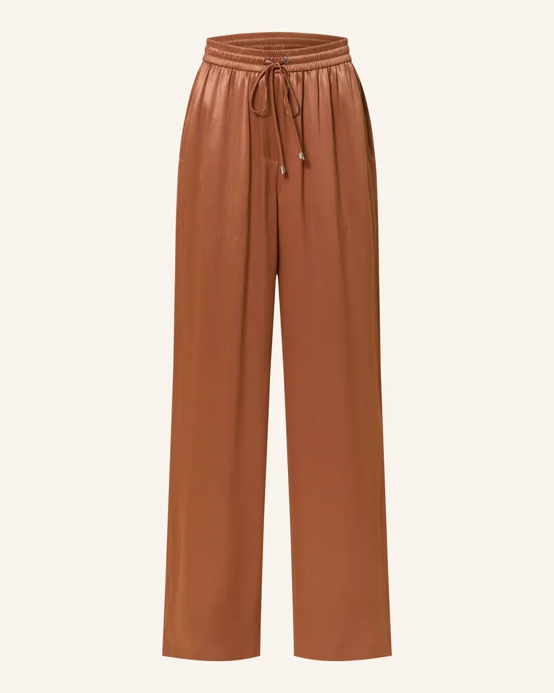 HUGO BOSS Satinhose Tavati rot Braun