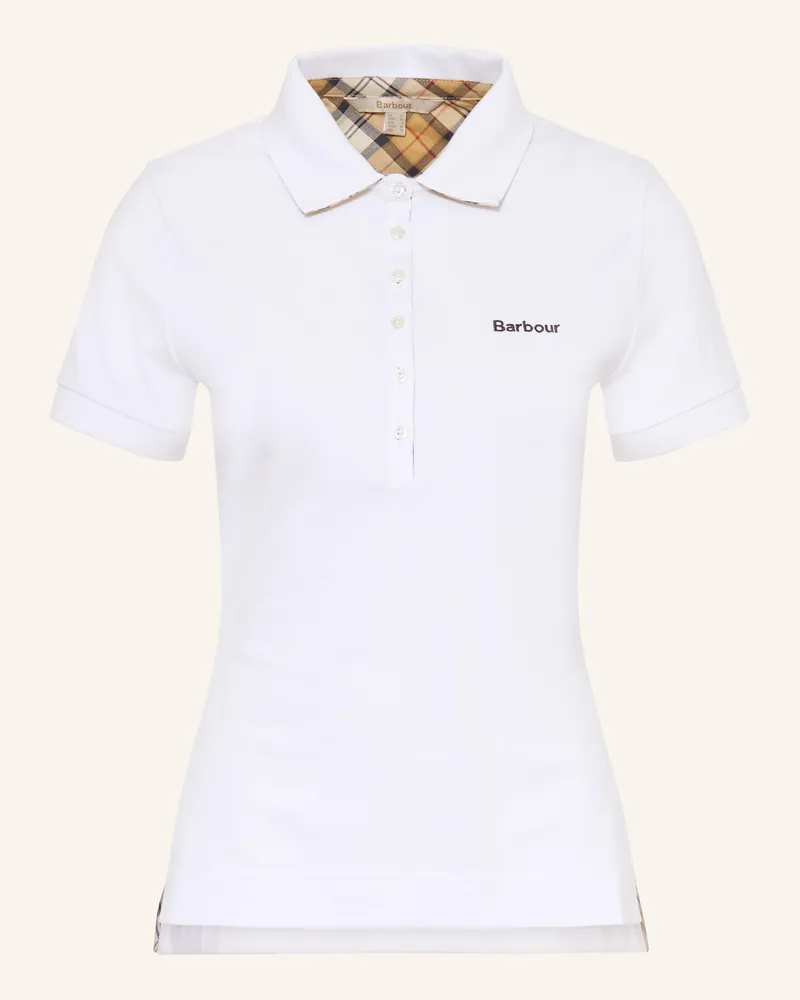 Barbour Jersey-Poloshirt Portsdown weiss Weiss