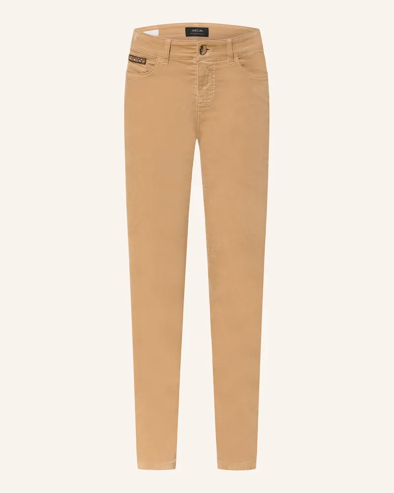 Marc Cain Samthose Silvi Mit Schmucksteinen braun 625
