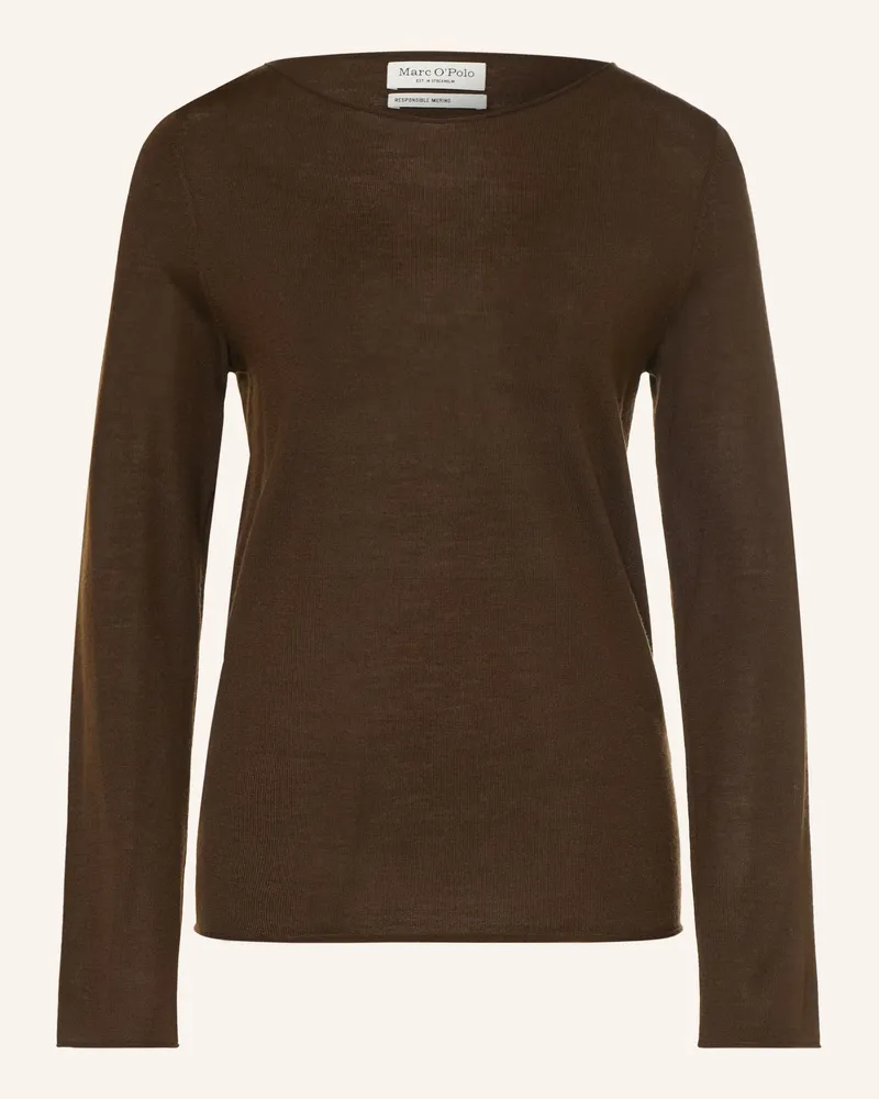 Marc O'Polo Pullover braun Dunkelbraun