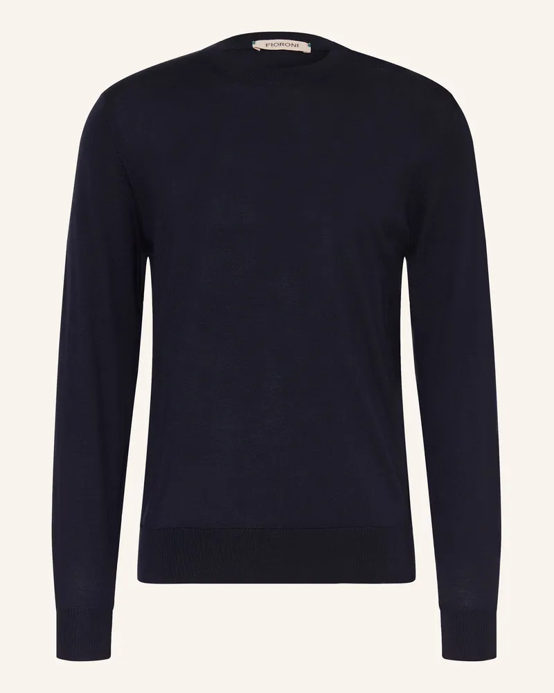 FIORONI Pullover Aus Merinowolle blau Dunkelblau