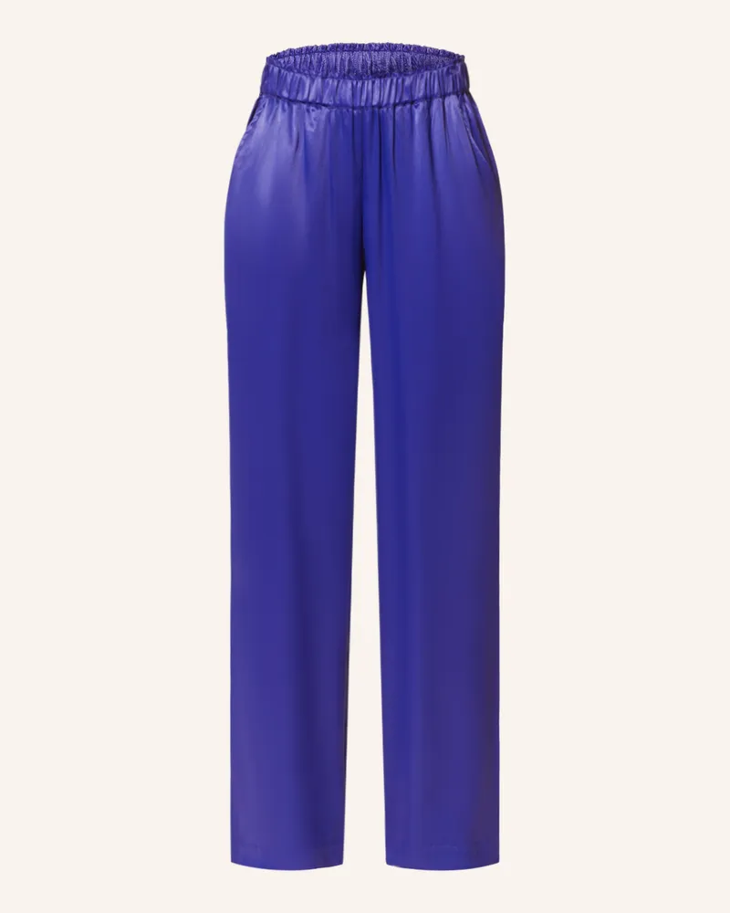 Darling Harbour Marlenehose aus Satin Lila