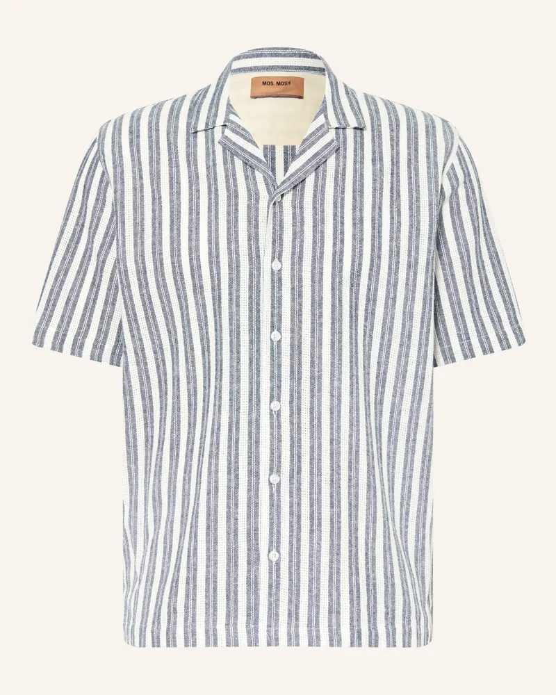 Mos Mosh Resorthemd Mmgjoe Basso Regular Fit blau Blau