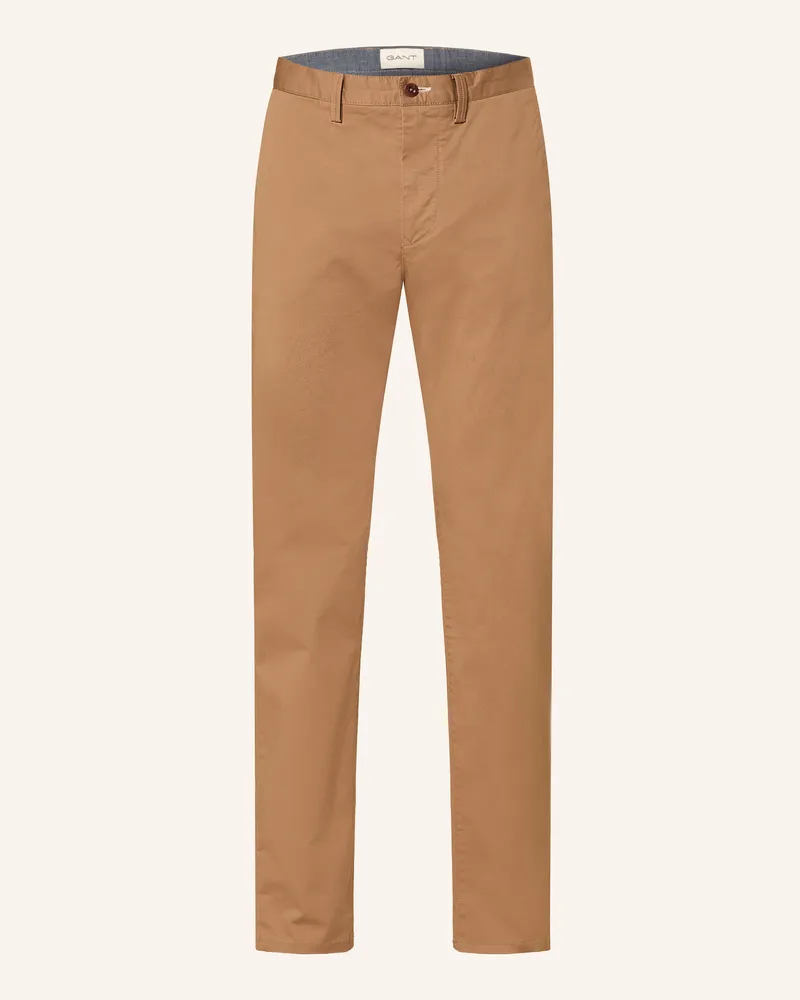 Gant Chino Regular Fit braun Cognac