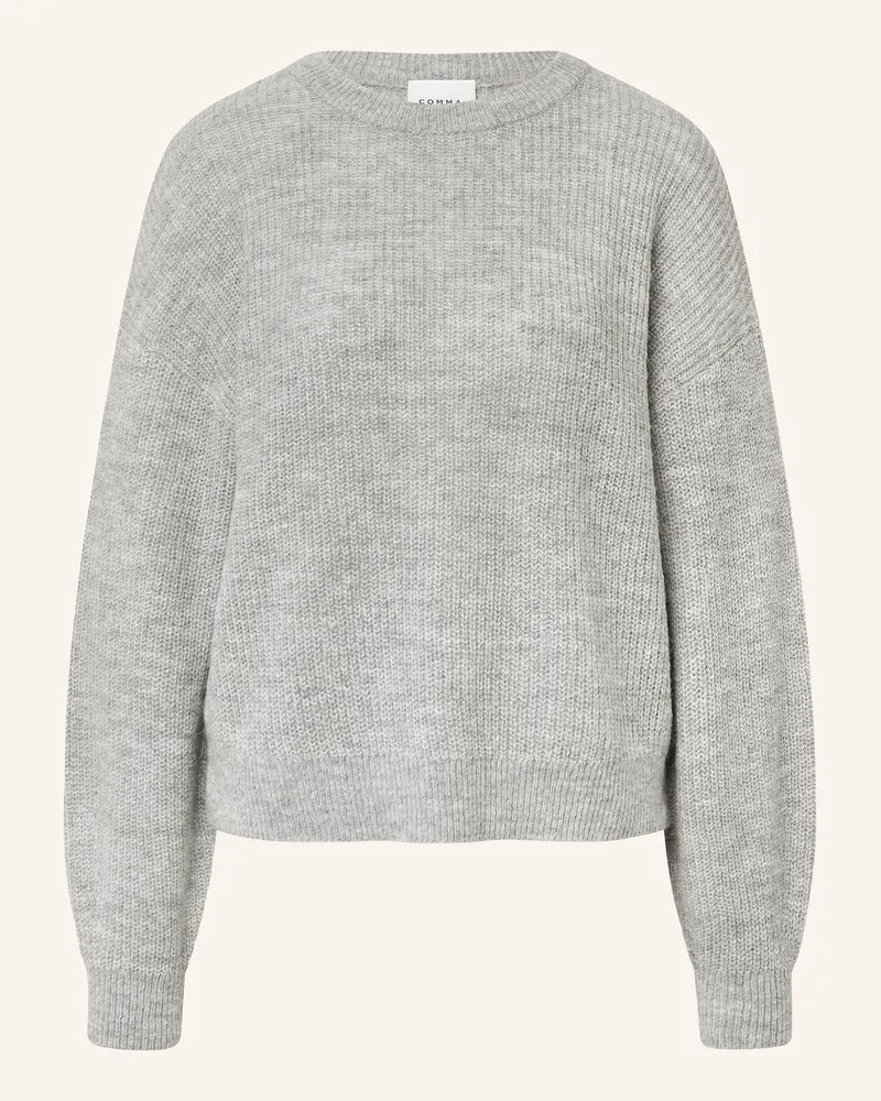 COMMA Pullover grau Grau