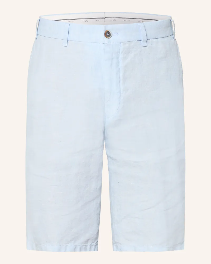 Hiltl Chinoshorts Parmino Aus Leinen blau Hellblau