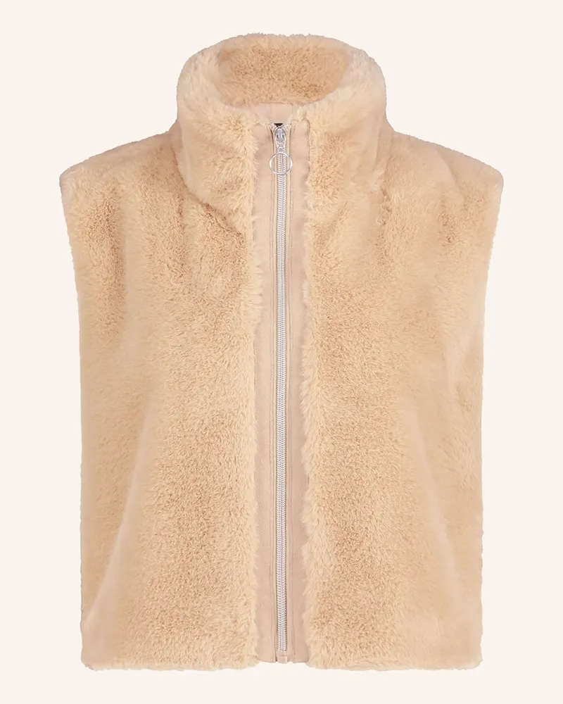 Betty Barclay Kunstfell-Weste Beige