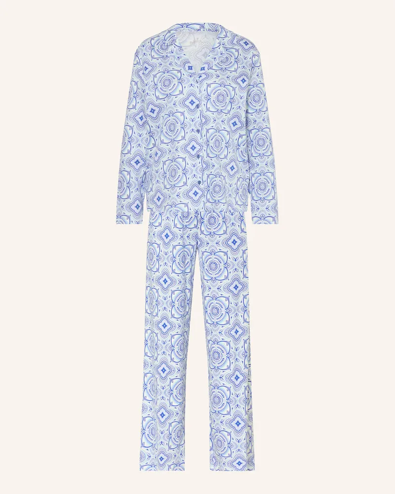Calida Schlafanzug ORIENT DREAMS Blau