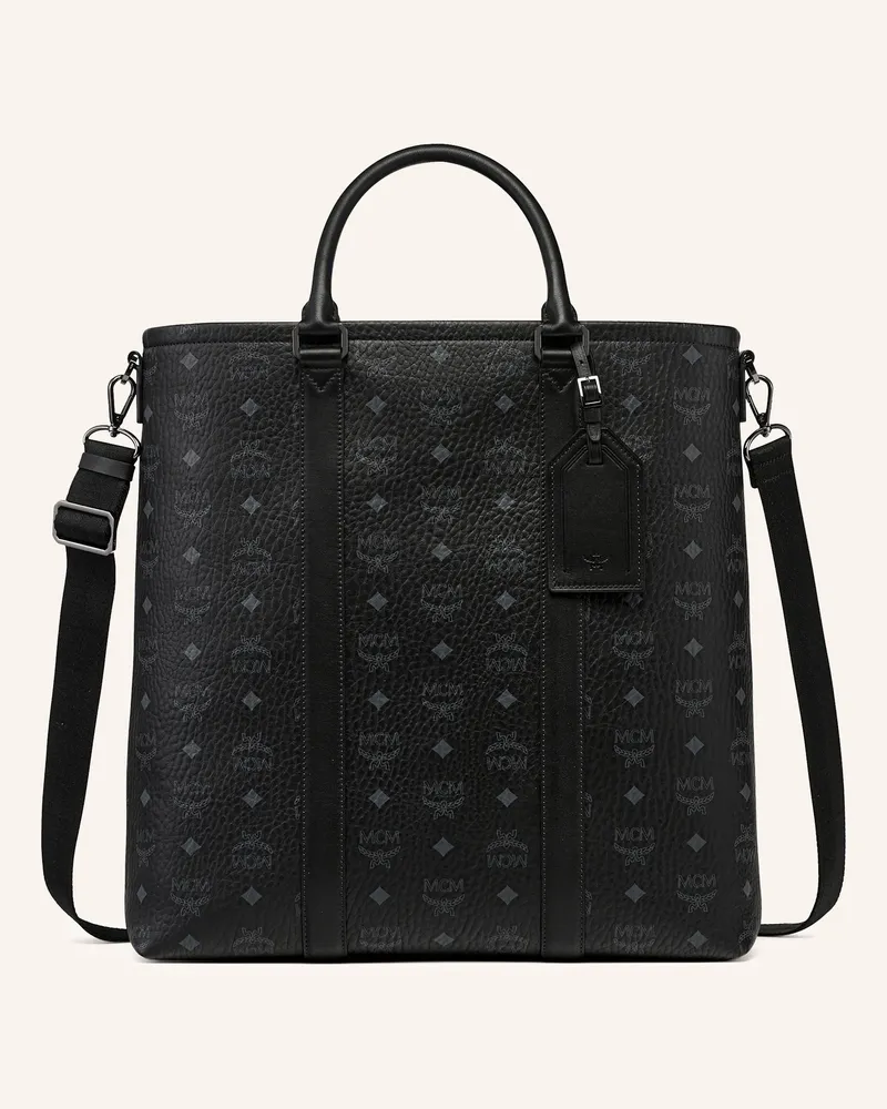 MCM Shopper AREN N/S LARGE Schwarz