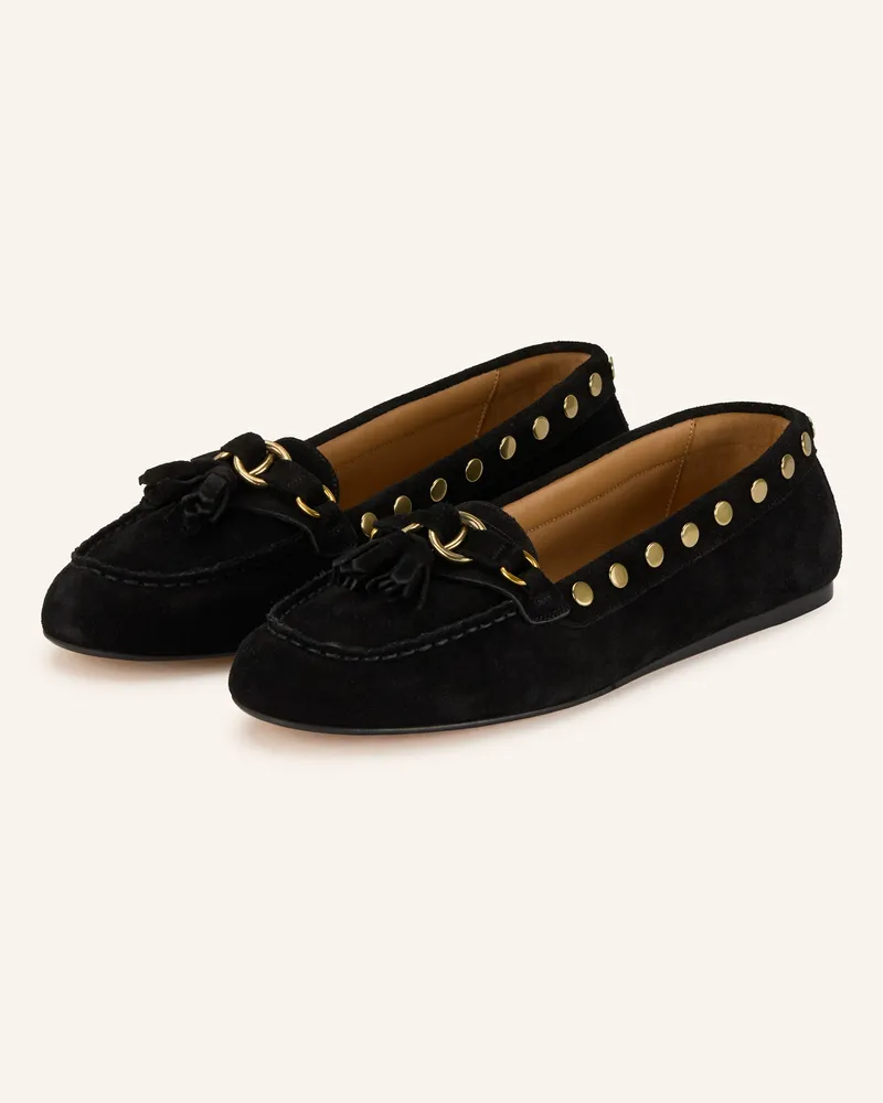 Isabel Marant Mokassins Faxel Mit Nieten schwarz Schwarz