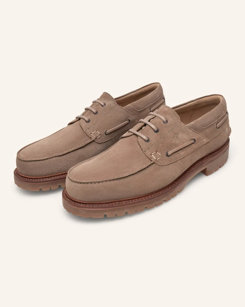 Heinrich Dinkelacker Bootsschuh MIAMI PLAIN V Beige