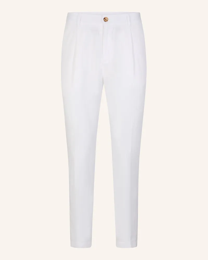 JOOP! Anzughose Loose Fit Weiss
