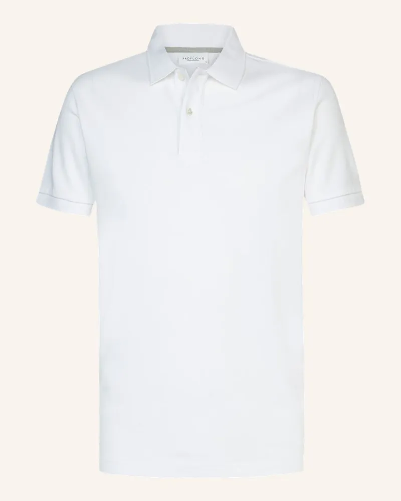 Profuomo Polo kurzarm Weiss