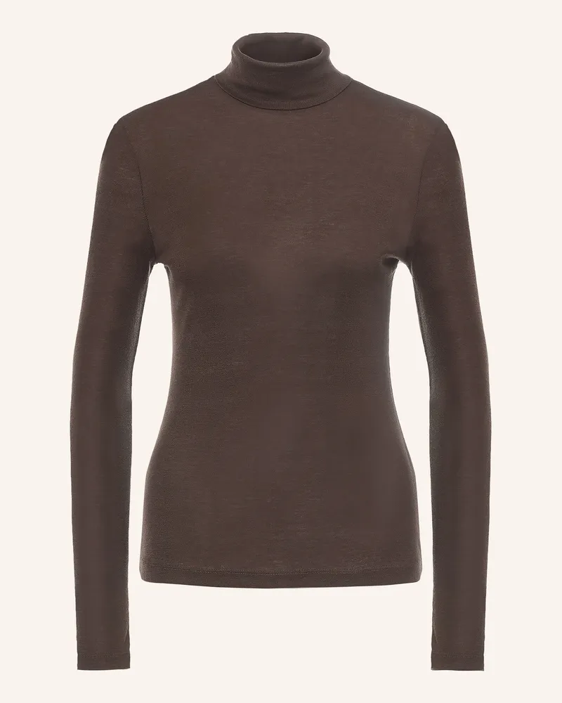 Drykorn Rollkragenshirt Zerafne braun Dunkelbraun