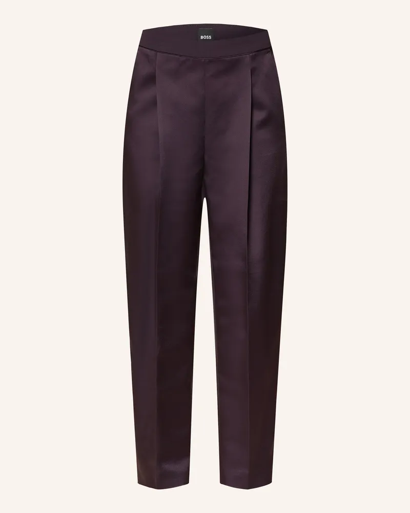 HUGO BOSS Satinhose Takerana rot Fuchsia