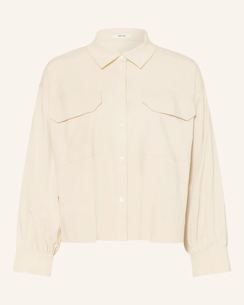 OPUS Hemdbluse Fanilo weiss Ecru