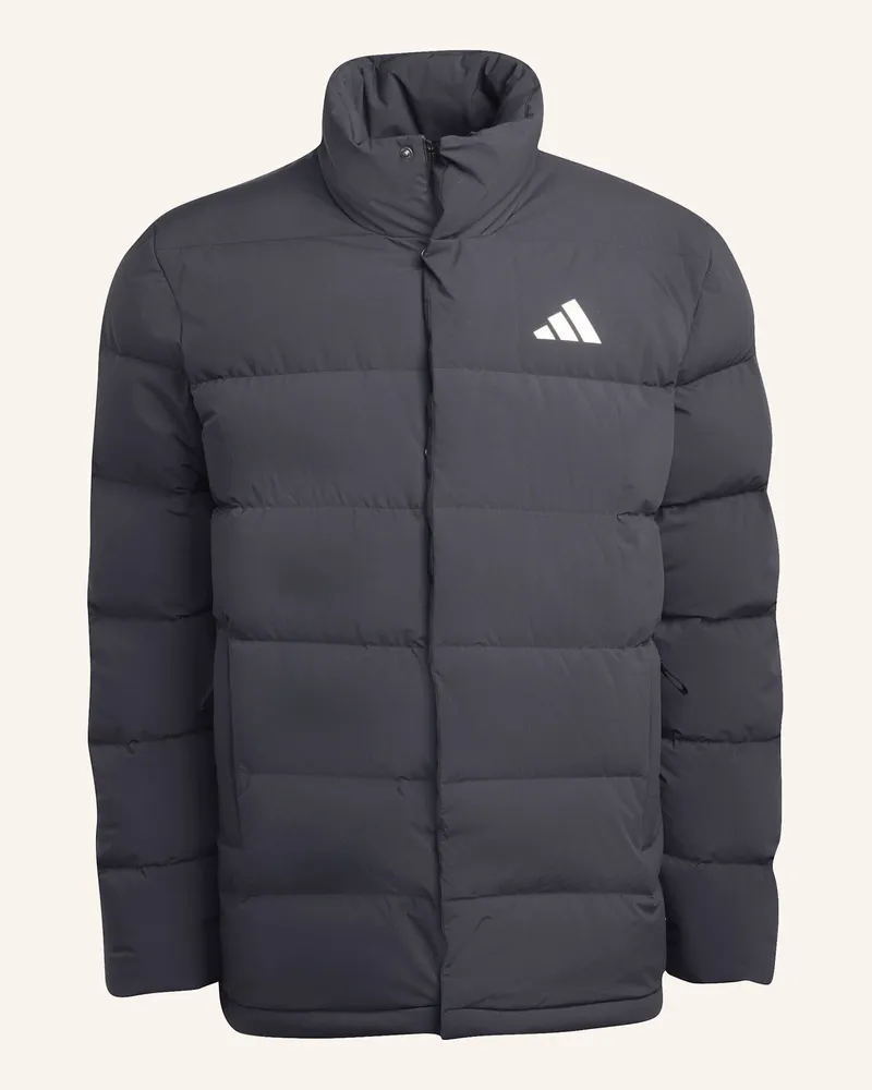 adidas HELIONIC CLIMAWARM MITTELLANGE DAUNENJACKE Schwarz