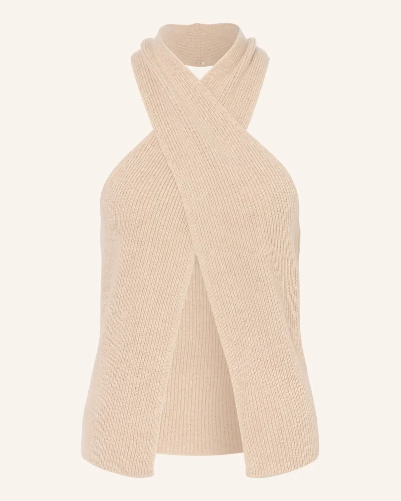 by Aylin Koenig Stricktop Xenia Aus Merinowolle Mit Cashmere beige Beige