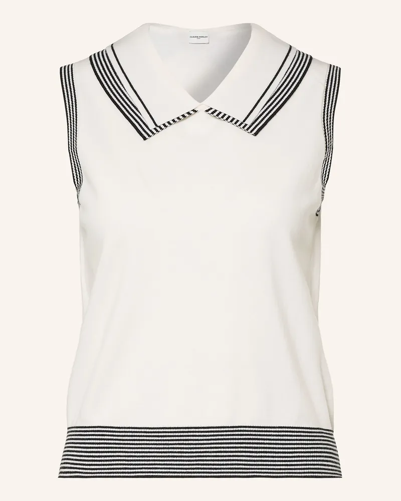 Claudie Pierlot Stricktop weiss Weiss