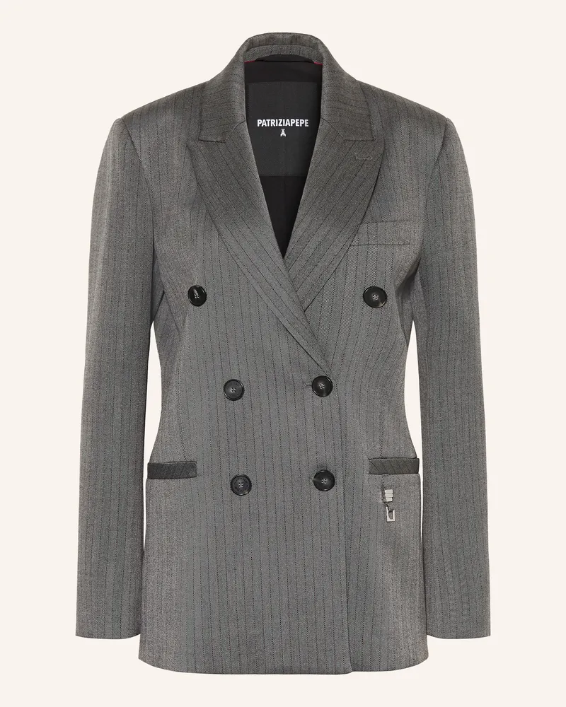 Patrizia Pepe Longblazer grau Dunkelgrau