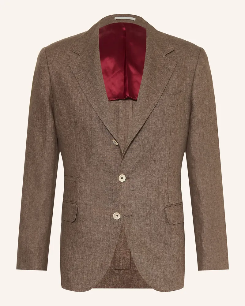 Brunello Cucinelli Anzugsakko Extra Slim Fit aus Leinen C089