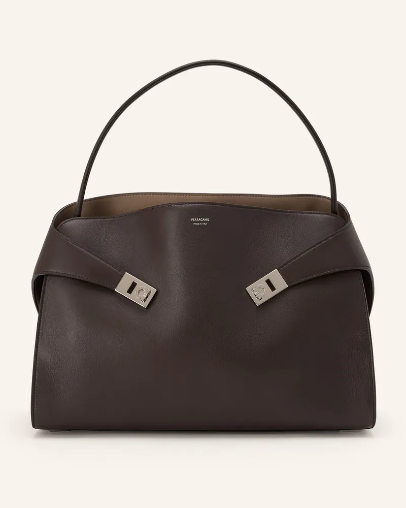Ferragamo Shopper Hug braun Dunkelbraun