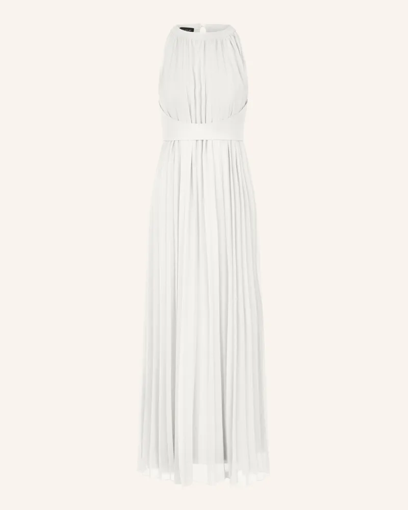 Apart Abendkleid mit Plissees Creme