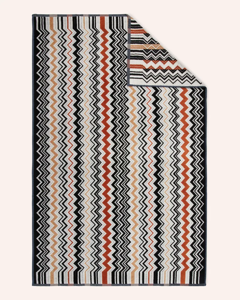 Missoni Home Badetuch Bernard schwarz Schwarz
