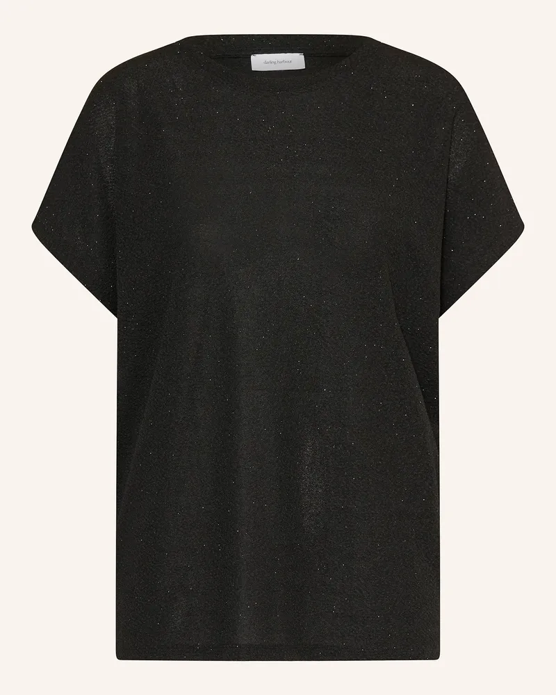 Darling Harbour T-Shirt mit Glitzergarn Black