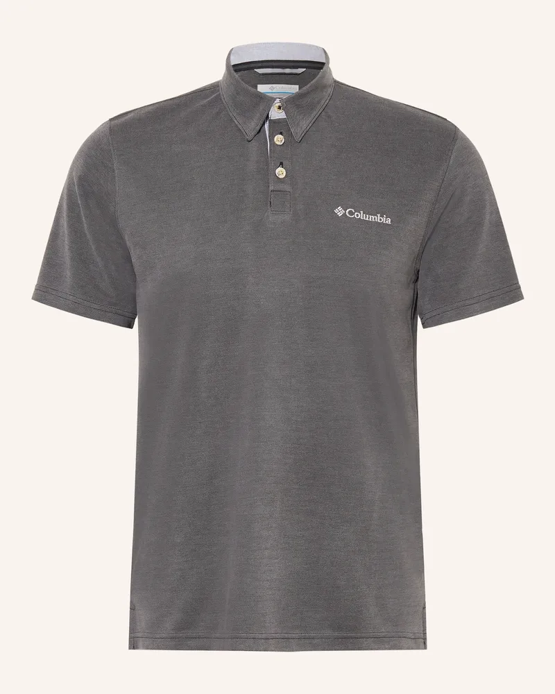 Columbia Sportswear Company Jersey-Poloshirt Nelson Point™ grau Dunkelgrau