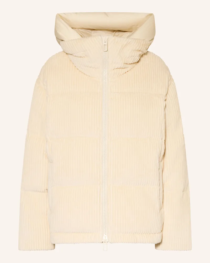 DUNO Daunenjacke LORA aus Cord Creme