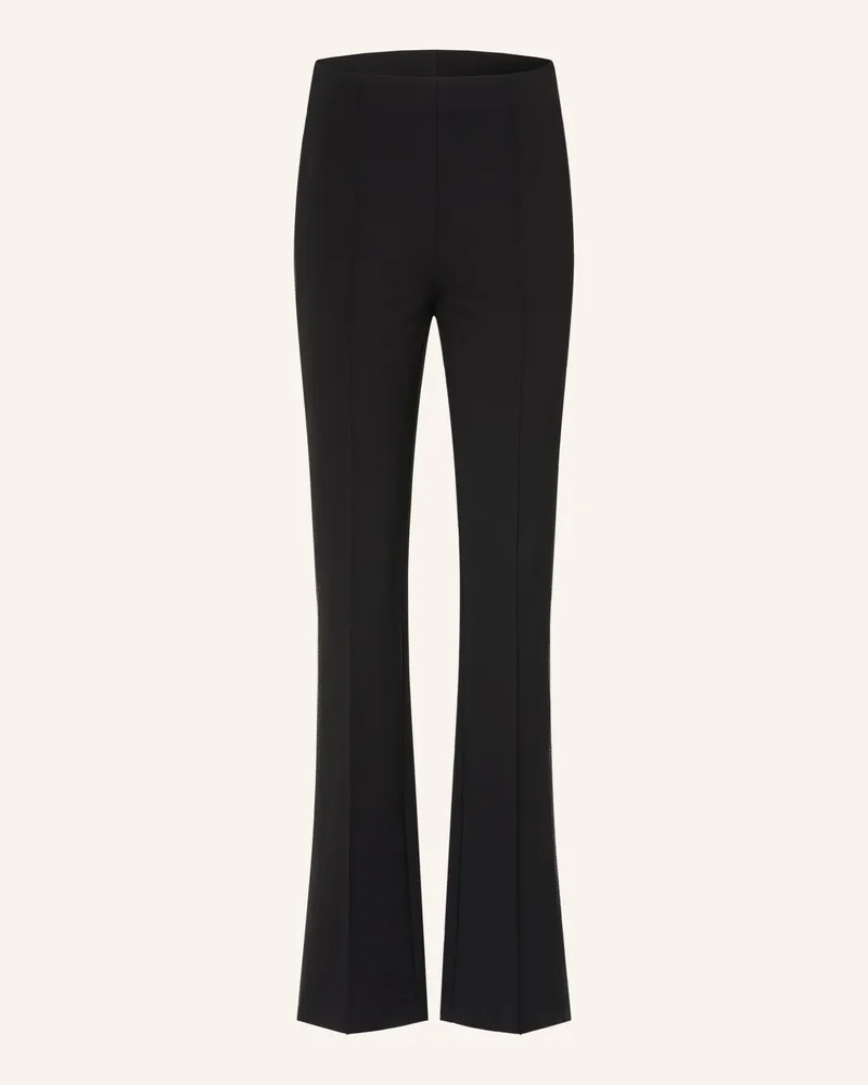 Joseph Ribkoff Bootcut-Hose Mit Schmucksteinen schwarz Schwarz