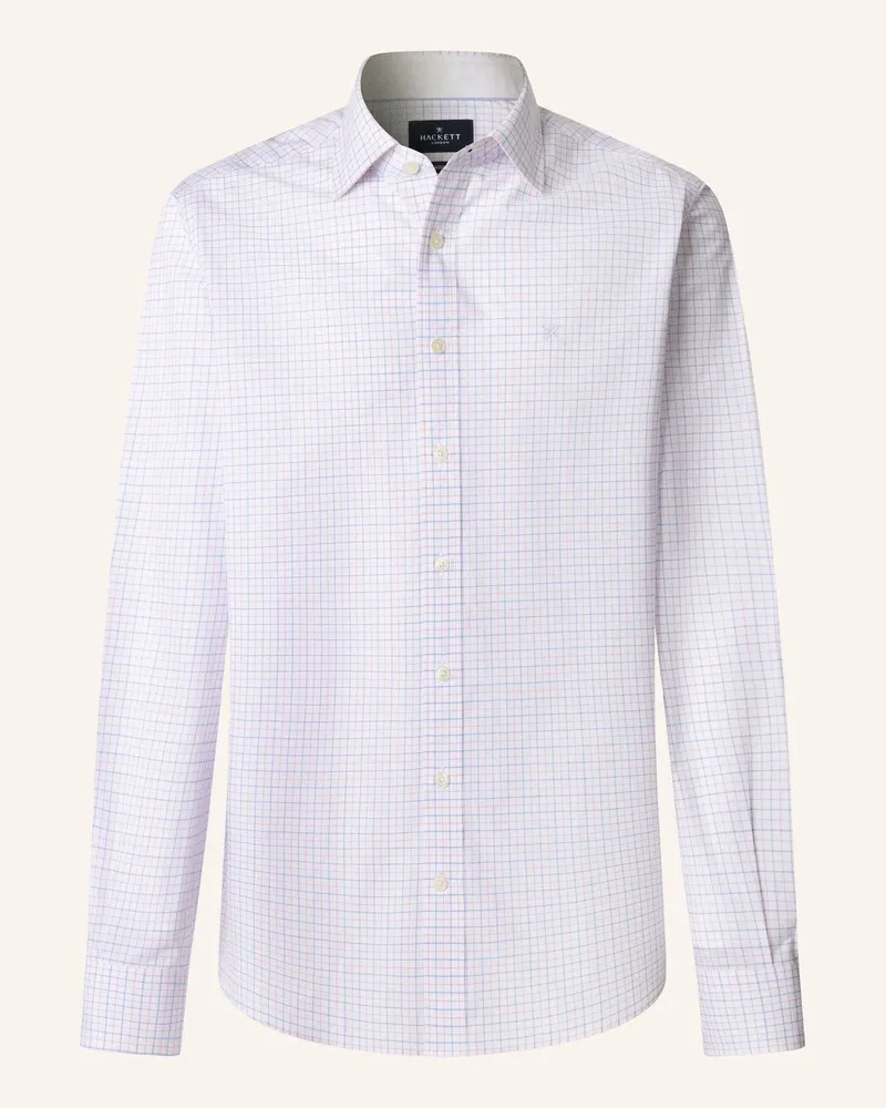 Hackett Freizeithemd Poplin Tattersall pink Hellrosa