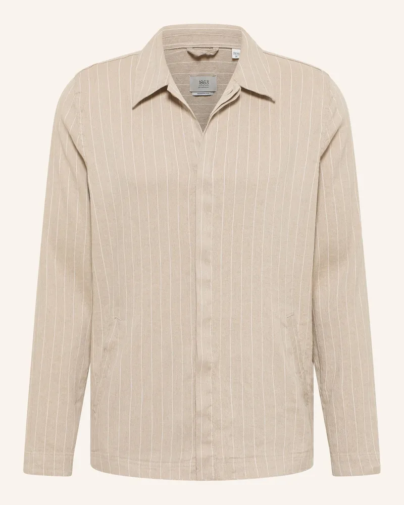 Eterna Hemd MODERN FIT Beige