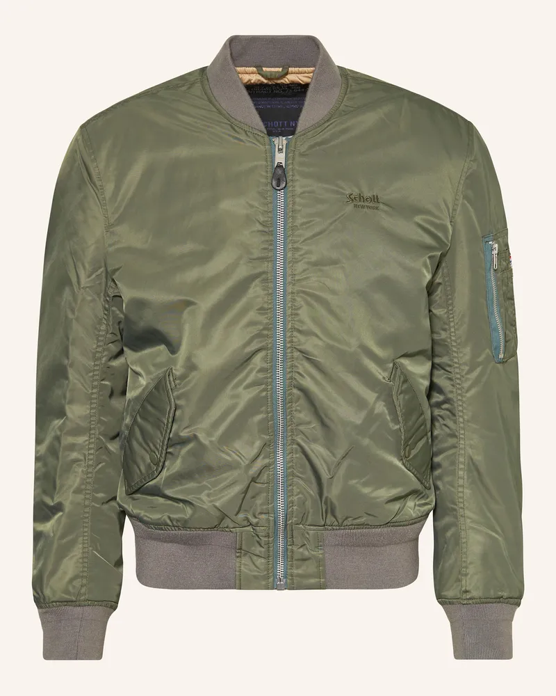 Schott N.Y.C Blouson MA-CAMPS RS Dunkelgrün