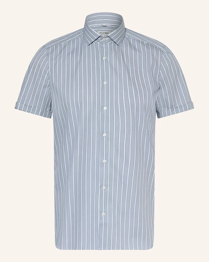 Olymp Kurzarm-Hemd Level Five Body Fit blau Dunkelblau