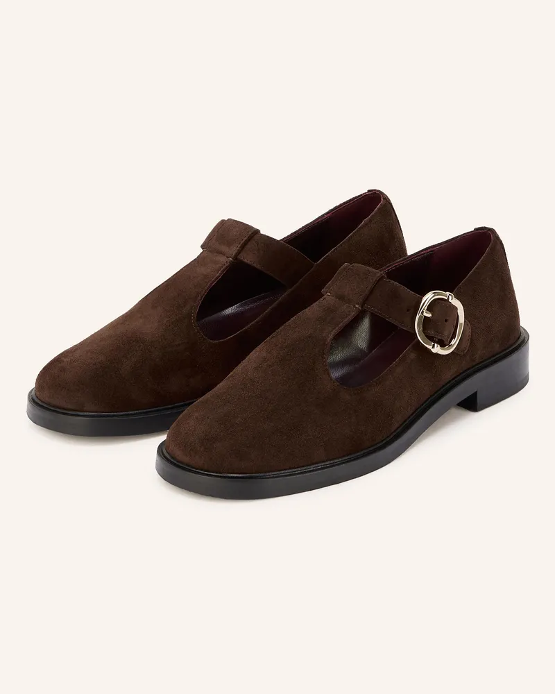 Claudie Pierlot Slipper Dunkelbraun