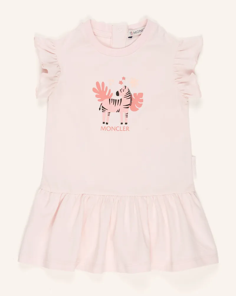 Moncler Jerseykleid Mit Rüschen rosa Hellrosa