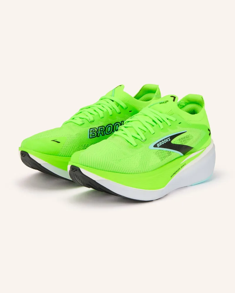 Brooks Laufschuhe Hyperion Max 3 gruen Neongrün
