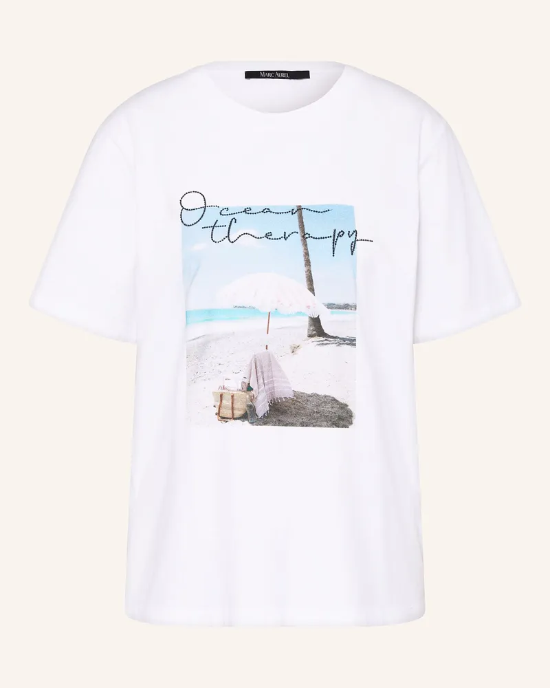 MARC AUREL T-Shirt weiss Weiss