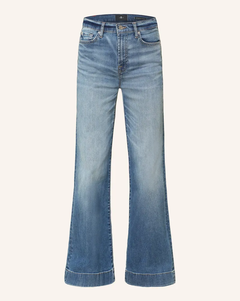 7 for all mankind Wide Leg Jeans Modern Dojo blau 3dd