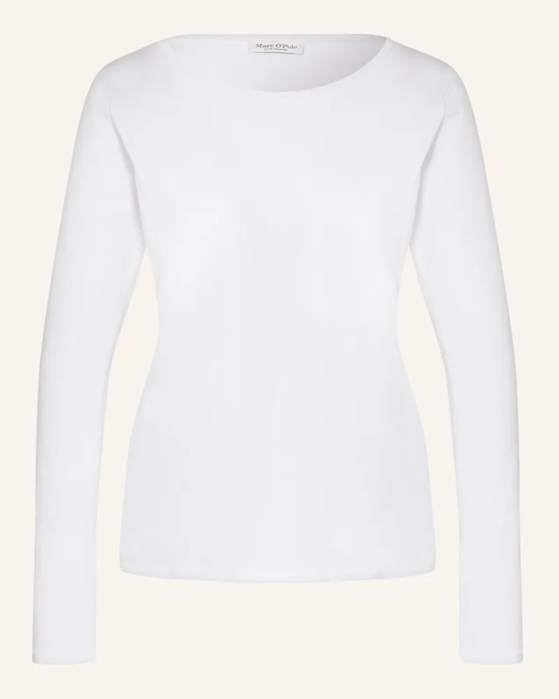 Marc O'Polo Longsleeve weiss Weiss