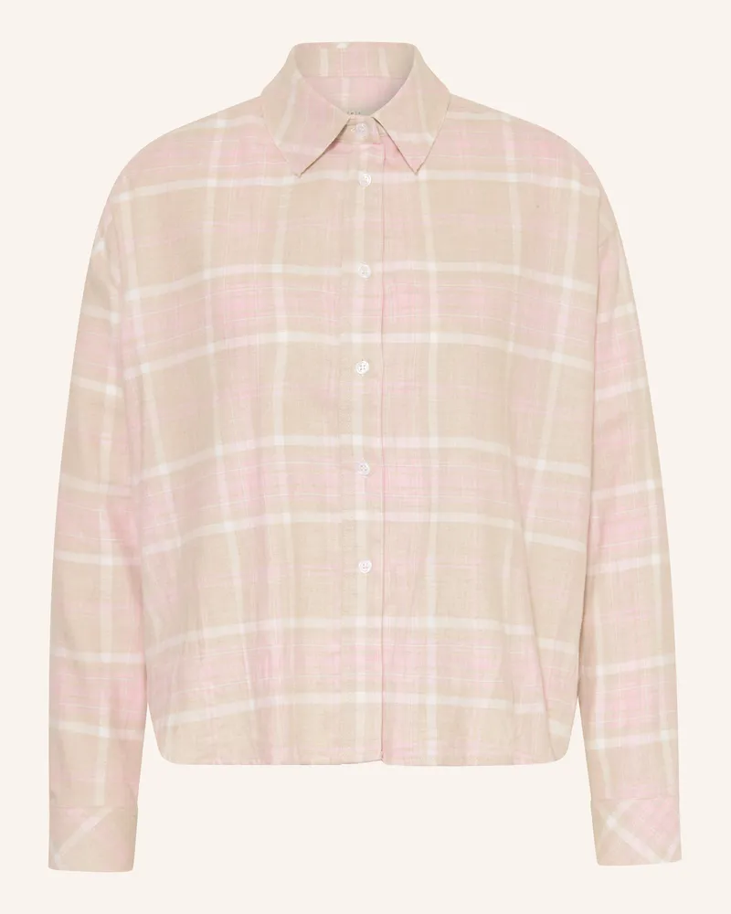 lilienfels Hemdbluse aus Flanell Rosa