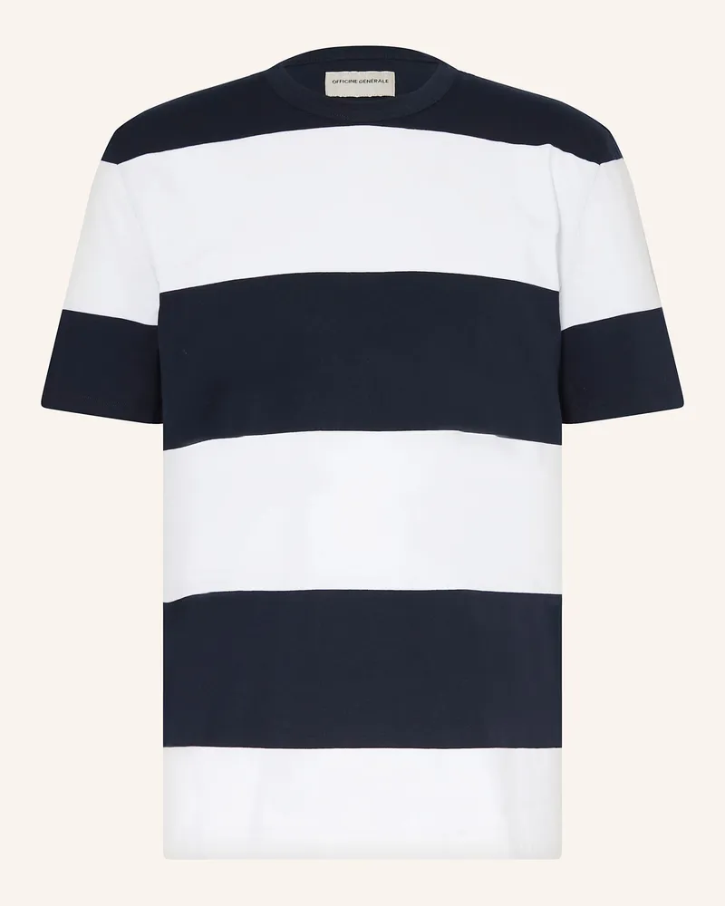 Officine Generale T-Shirt blau Dunkelblau