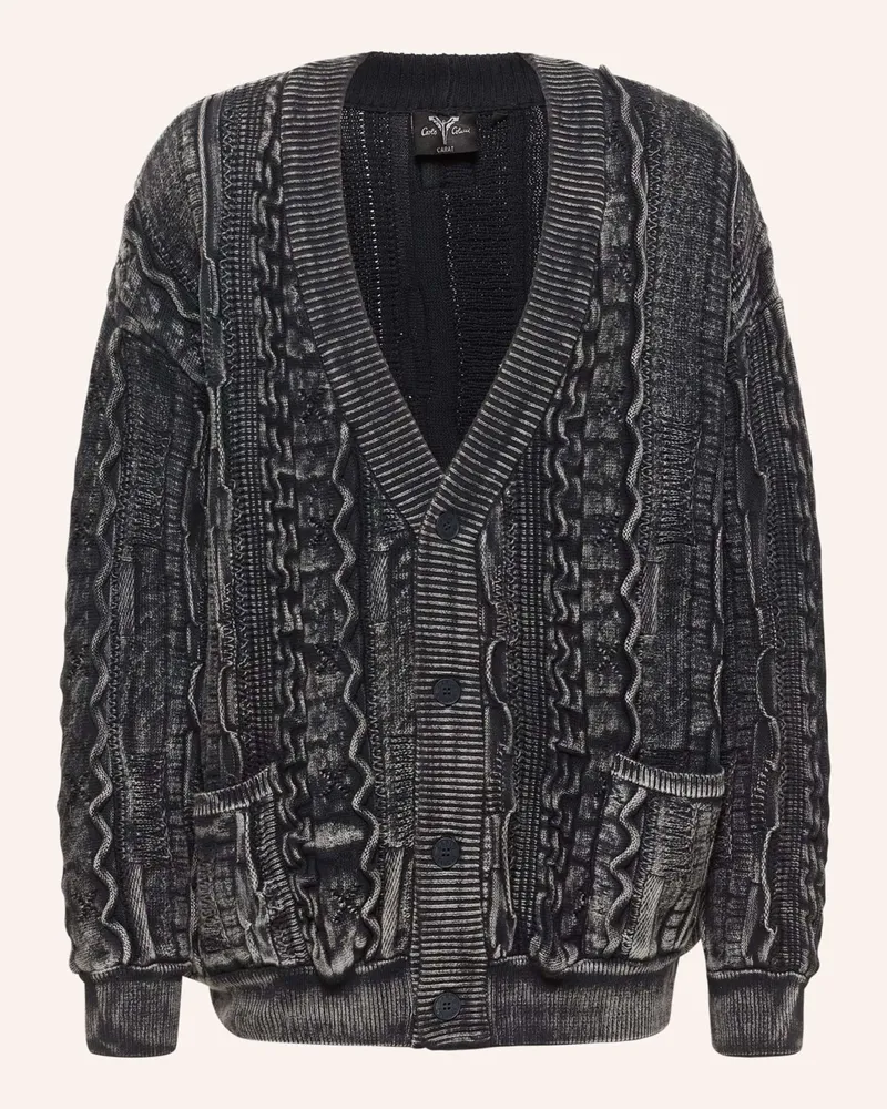 Carlo Colucci Strickjacke - Carat 2.0 FANT Schwarz