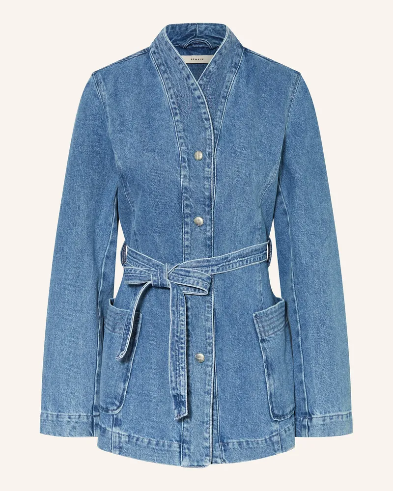 REMAIN Jeansjacke Blau
