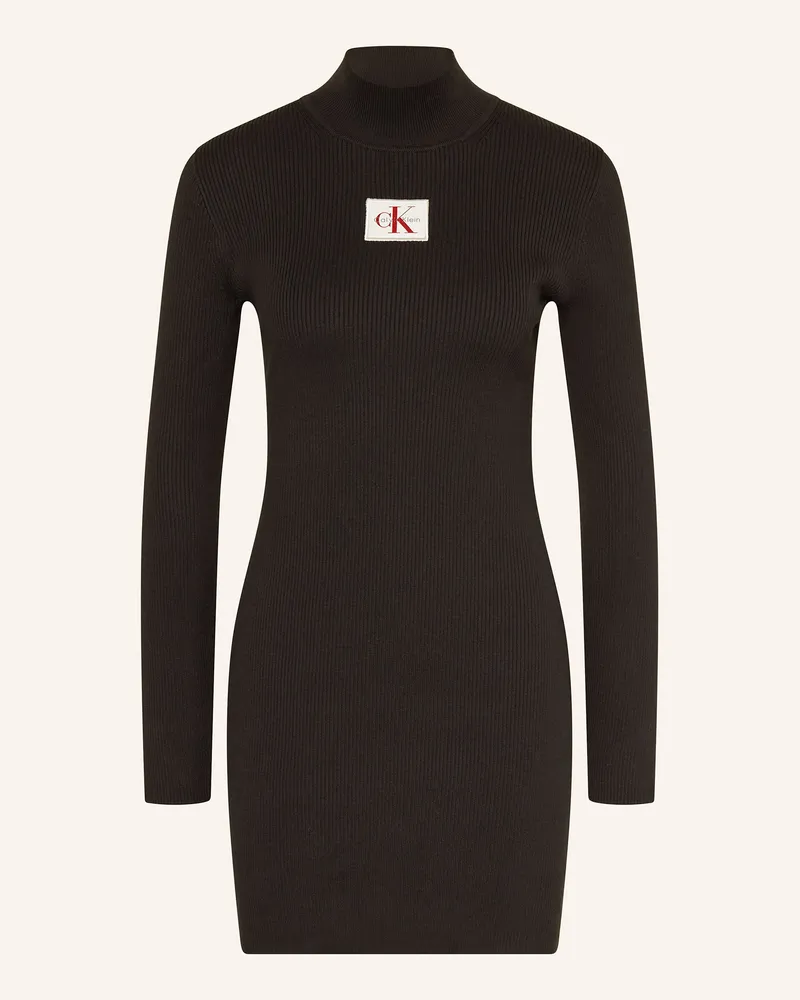 Calvin Klein Jerseykleid schwarz Schwarz
