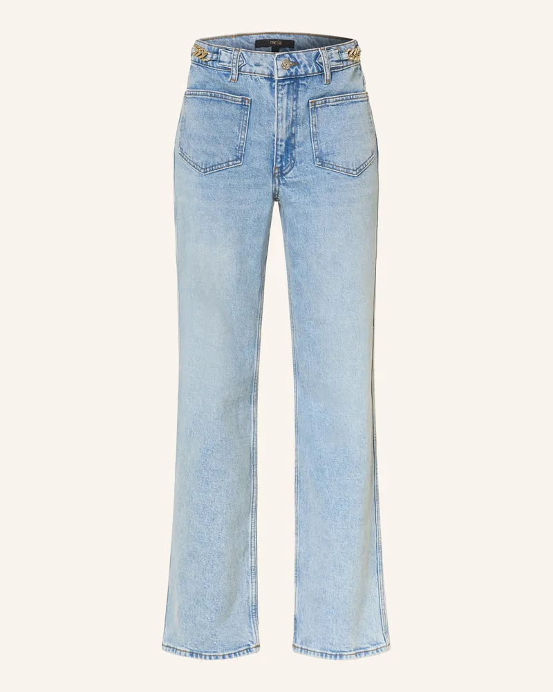Maje Wide Leg Jeans blau 0201