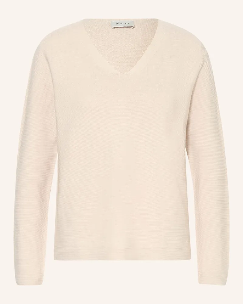 Maerz Pullover weiss Beige