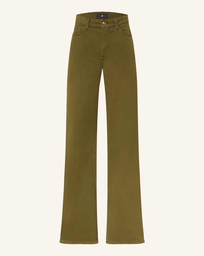 7 for all mankind Flared Jeans LOTTA Oliv